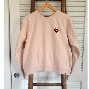 Volcom Netflix OBX Crew Neck‎ Sweatshirt Love Heart Casual Comfy L